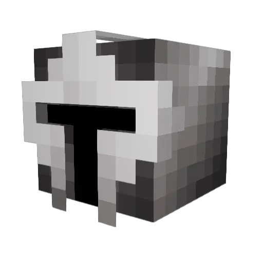 Wolgzy1 Minecraft avatar head, 3D render