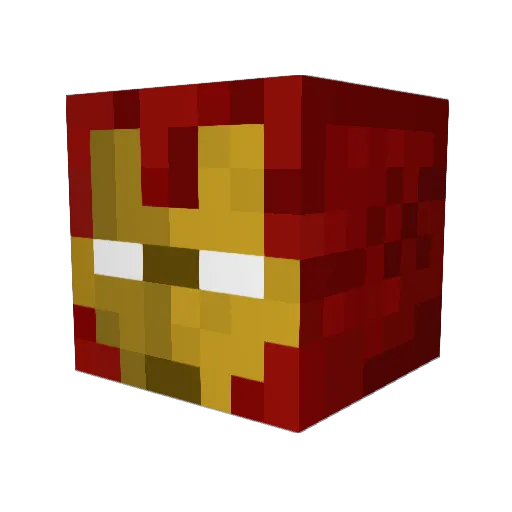 Wolowitz00 Minecraft avatar head, 3D render