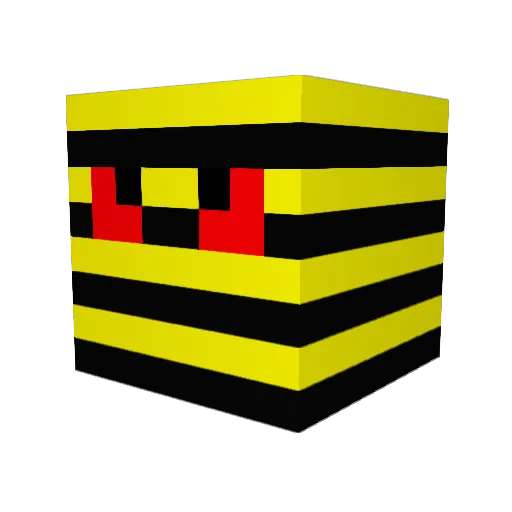 Wolverineman Minecraft avatar head, 3D render