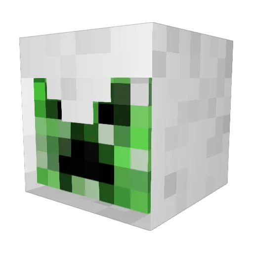 WolvesRevenge Minecraft avatar head, 3D render