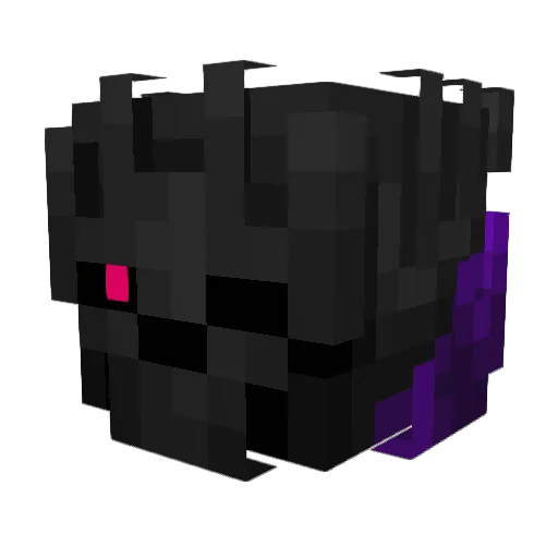 WolvesVvV Minecraft avatar head, 3D render