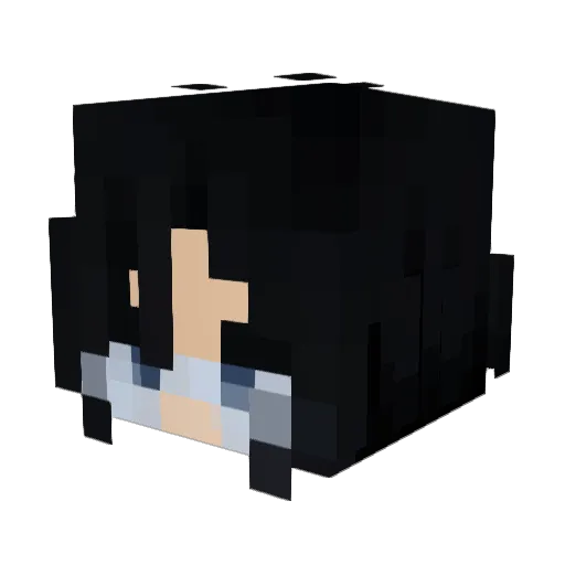 Wolzerow Minecraft avatar head, 3D render