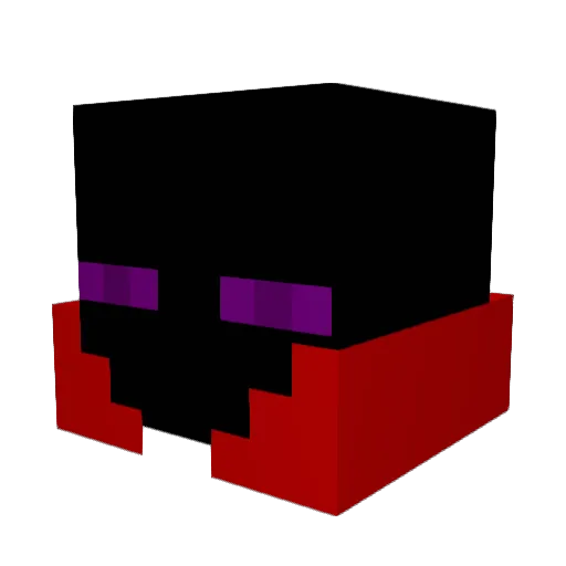 Wom0214 Minecraft avatar head, 3D render