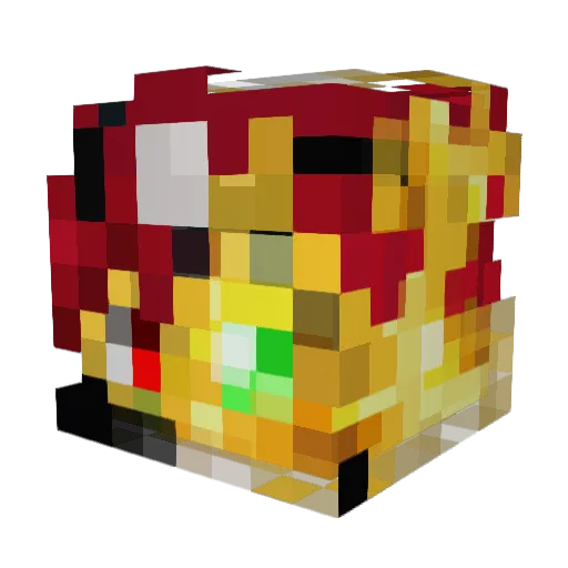 Wombat_69 Minecraft avatar head, 3D render