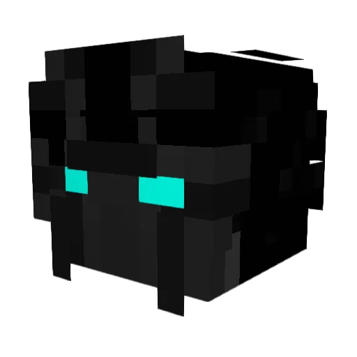 WomboCompo Minecraft avatar head, 3D render
