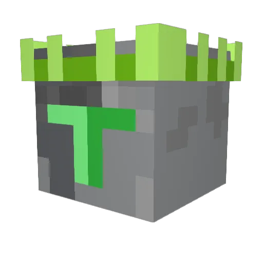 WombyAU Minecraft avatar head, 3D render