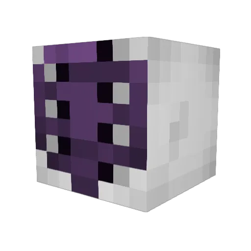 WomenPie Minecraft avatar head, 3D render