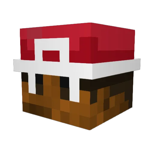 Womp2000 Minecraft avatar head, 3D render
