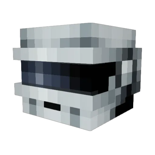 WonderWab Minecraft avatar head, 3D render