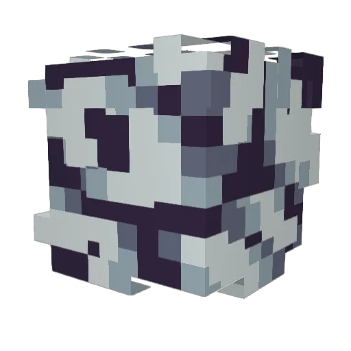 WonderWindy Minecraft avatar head, 3D render