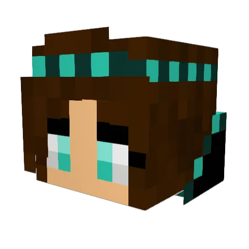 Wonder_Nova Minecraft avatar head, 3D render