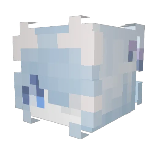 WonderfulStory Minecraft avatar head, 3D render