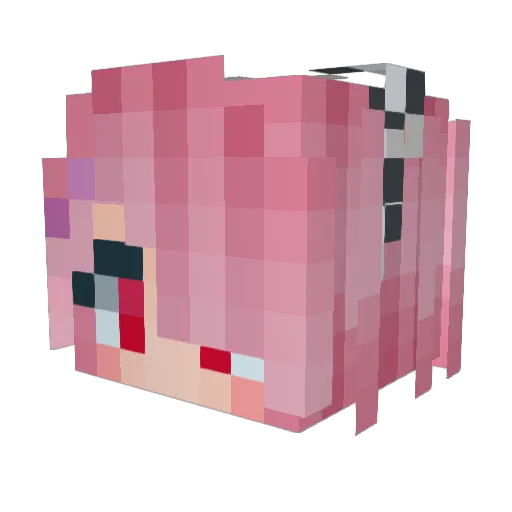 Wonderful_trout Minecraft avatar head, 3D render