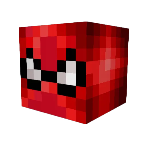 Wondershoop Minecraft avatar head, 3D render