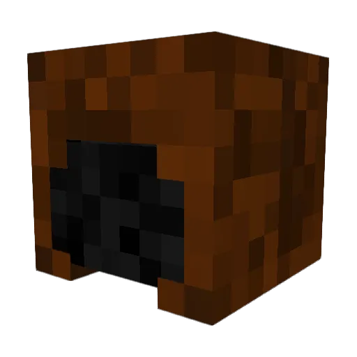 Wongla Minecraft avatar head, 3D render