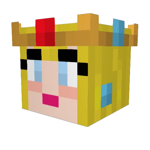 Woo_Cheol Minecraft avatar head, 3D render