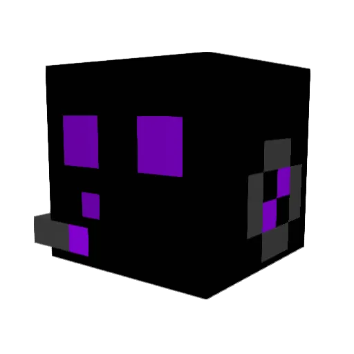 Wooblay Minecraft avatar head, 3D render
