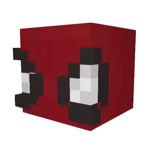 Wood617 Minecraft avatar head, 3D render