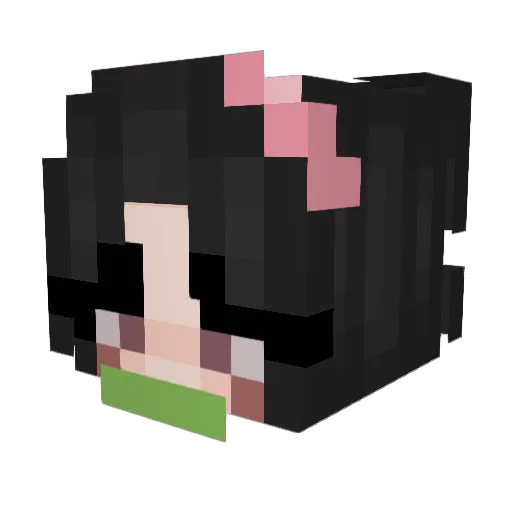 WoodFaith Minecraft avatar head, 3D render