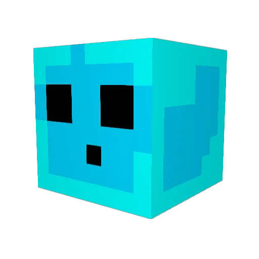 Woodeth07 Minecraft avatar head, 3D render