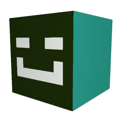 WoodiestSpace71 Minecraft avatar head, 3D render