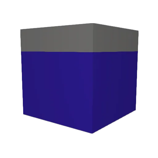 Woodop Minecraft avatar head, 3D render