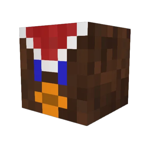 Woodpecker0815 Minecraft avatar head, 3D render