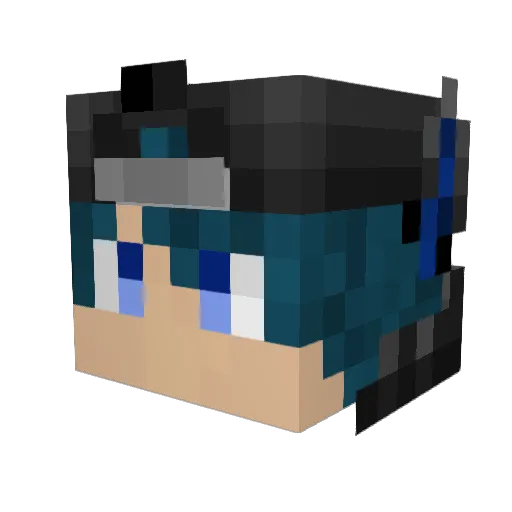 WoodsiestTen Minecraft avatar head, 3D render