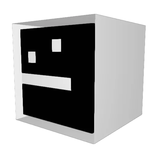 Woody787 Minecraft avatar head, 3D render