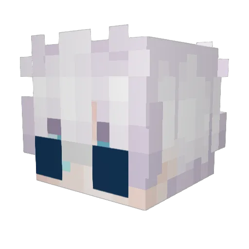 WookieWaffles33 Minecraft avatar head, 3D render
