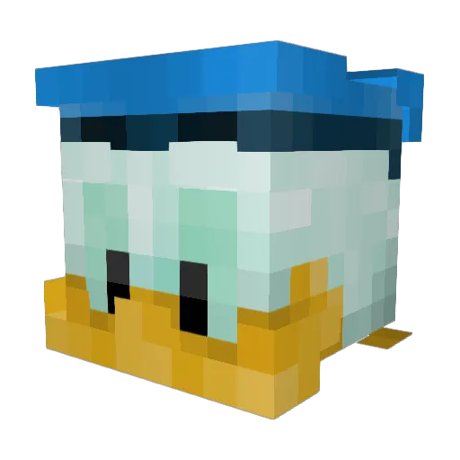 Wookie_1337 Minecraft avatar head, 3D render