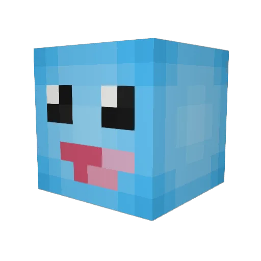 Wookiee9 Minecraft avatar head, 3D render