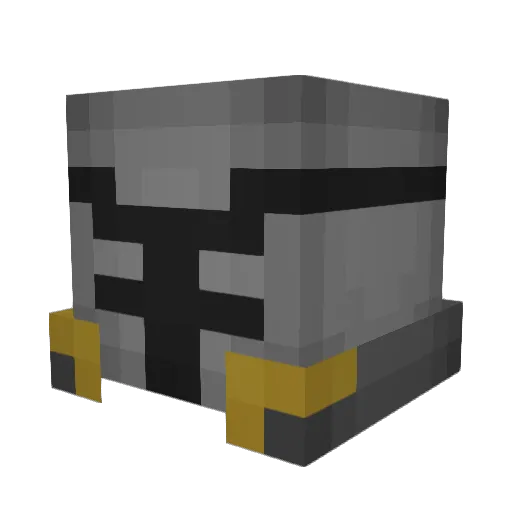 Woolsferatu Minecraft avatar head, 3D render