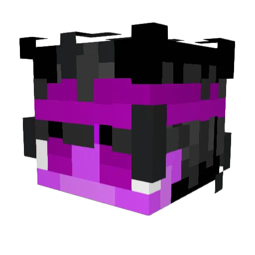 WoolyXDD Minecraft avatar head, 3D render