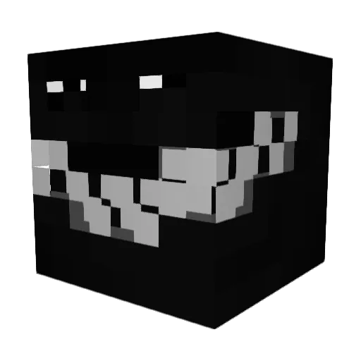 WoooWoo Minecraft avatar head, 3D render