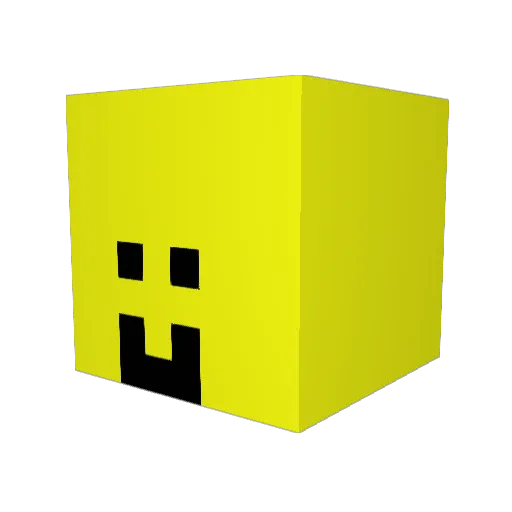 Wooperr13 Minecraft avatar head, 3D render