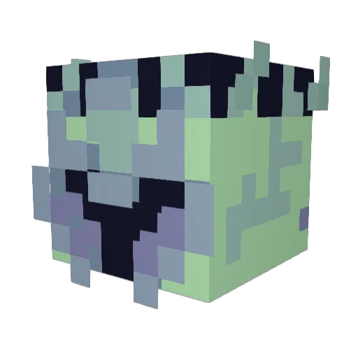 WordsOfConquest Minecraft avatar head, 3D render