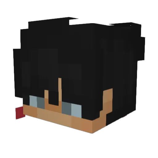 Woreq Minecraft avatar head, 3D render