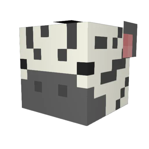 Woridra Minecraft avatar head, 3D render