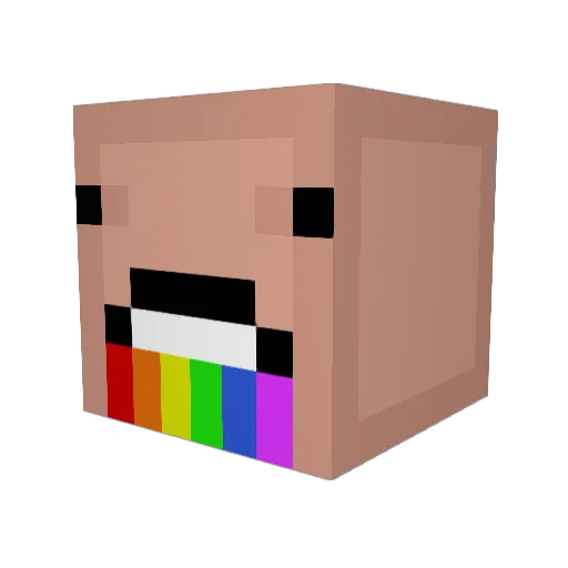 WorkAtHomeTruth Minecraft avatar head, 3D render