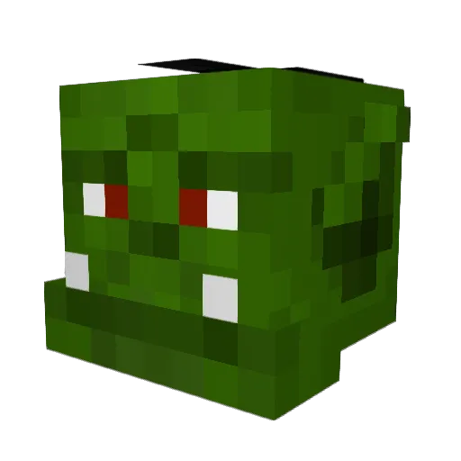 WorkWork Minecraft avatar head, 3D render