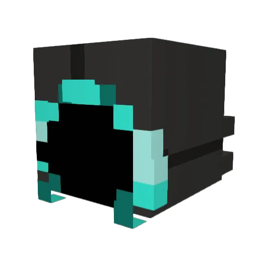 WorldApotheosis Minecraft avatar head, 3D render