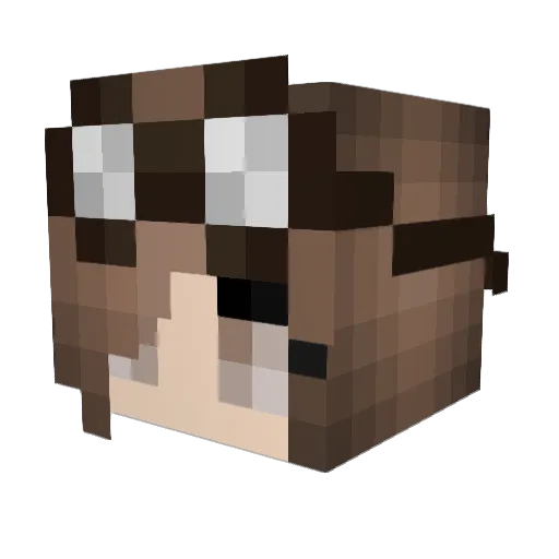 Worlds_Away Minecraft avatar head, 3D render