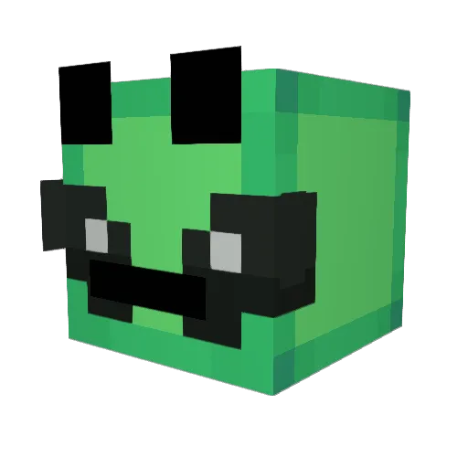 WormMan93 Minecraft avatar head, 3D render