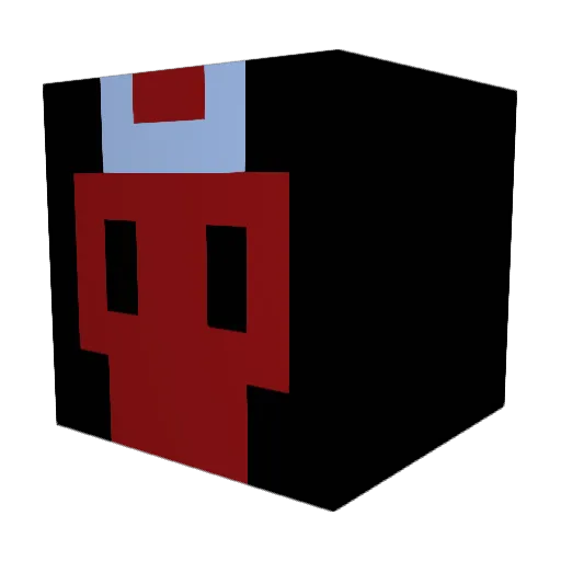 Wormadad Minecraft avatar head, 3D render