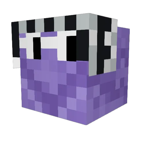 Wormy_Boi Minecraft avatar head, 3D render