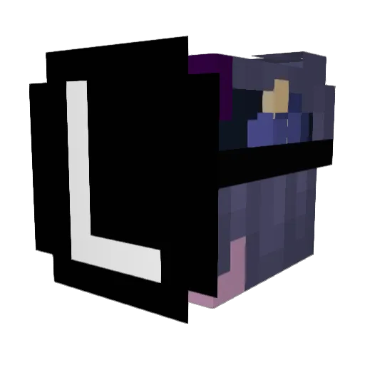 Worst10cps Minecraft avatar head, 3D render