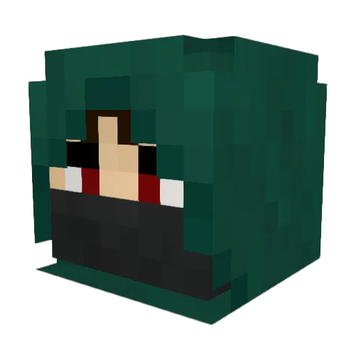 WorthierSpinman Minecraft avatar head, 3D render