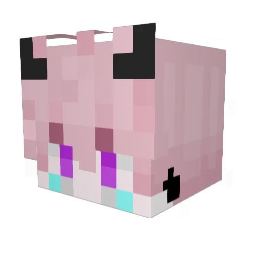 WorthlessNayo Minecraft avatar head, 3D render