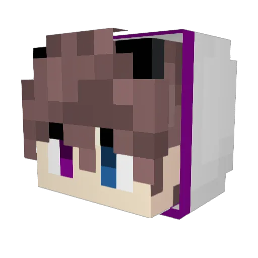 WorthySkill Minecraft avatar head, 3D render